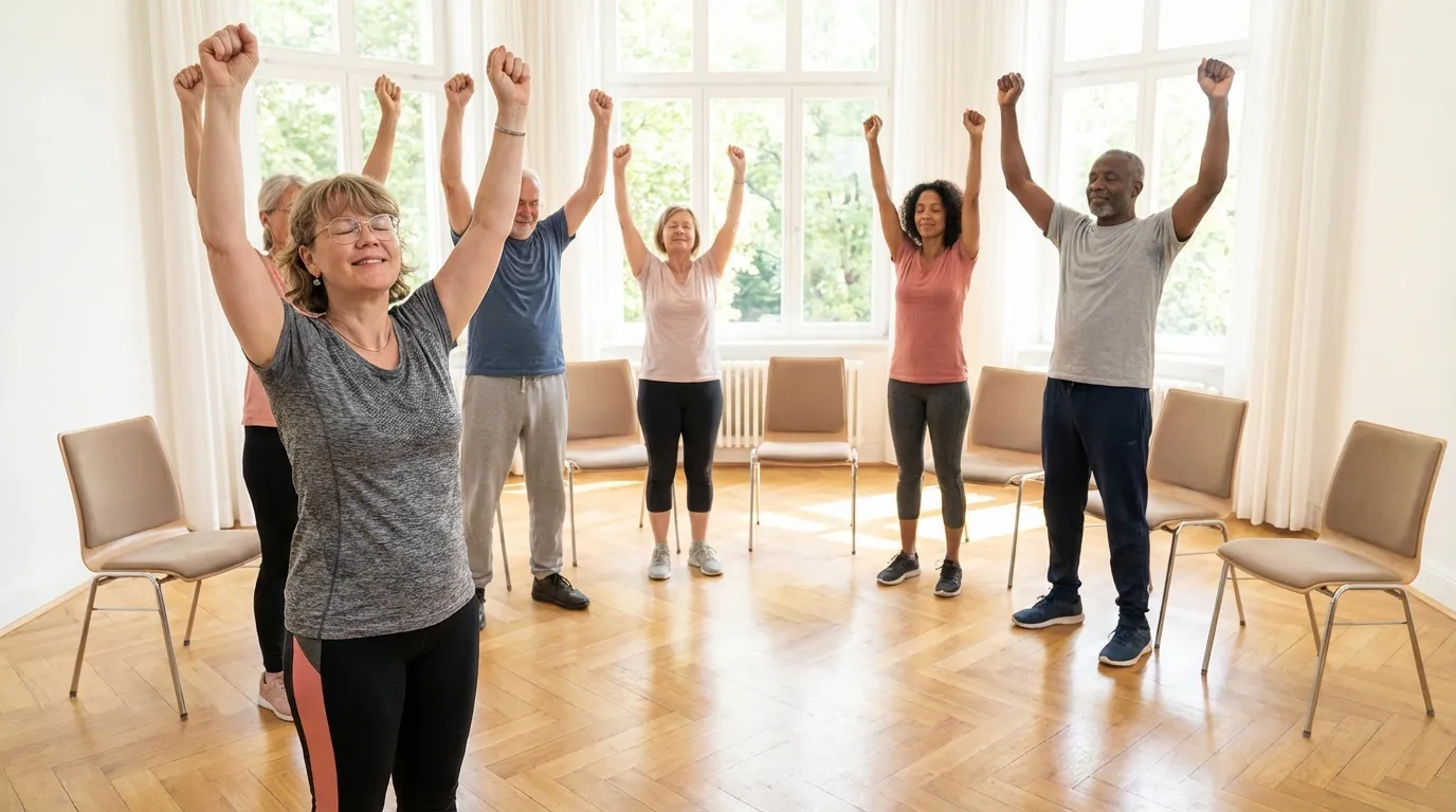 Atelier collectif de sophrologie — exercices en groupe